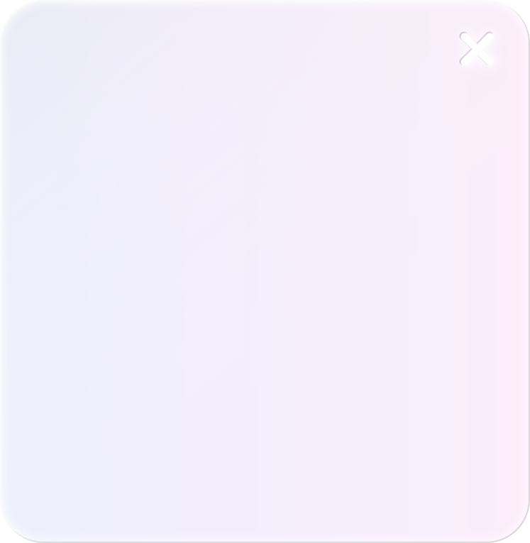 Gradient Glass Pop Up Window